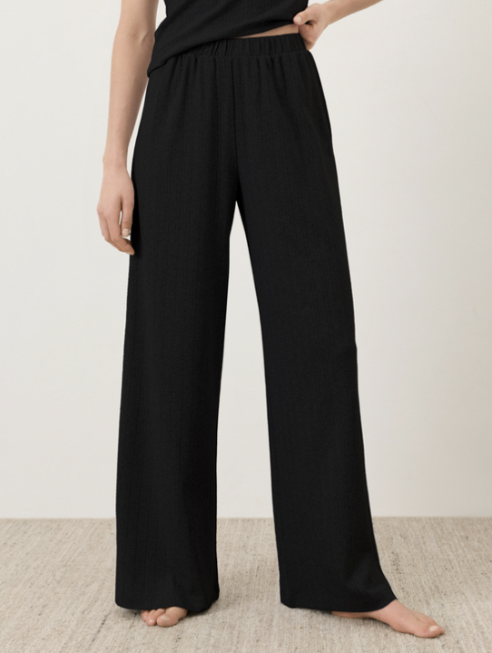 Women’s Pointelle Wide Leg Pant made with Organic Cotton | Pact