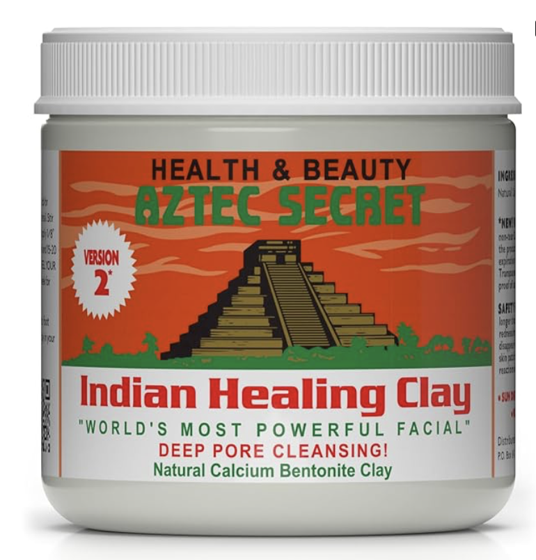 Aztec Secret - Indian Clay 2 lb. (900 grams) - Deep Pore Cleansing Facial & Body Mask - The Original 100% Natural Calcium Bentonite Clay - New Version 2 : Amazon.co.uk: Beauty