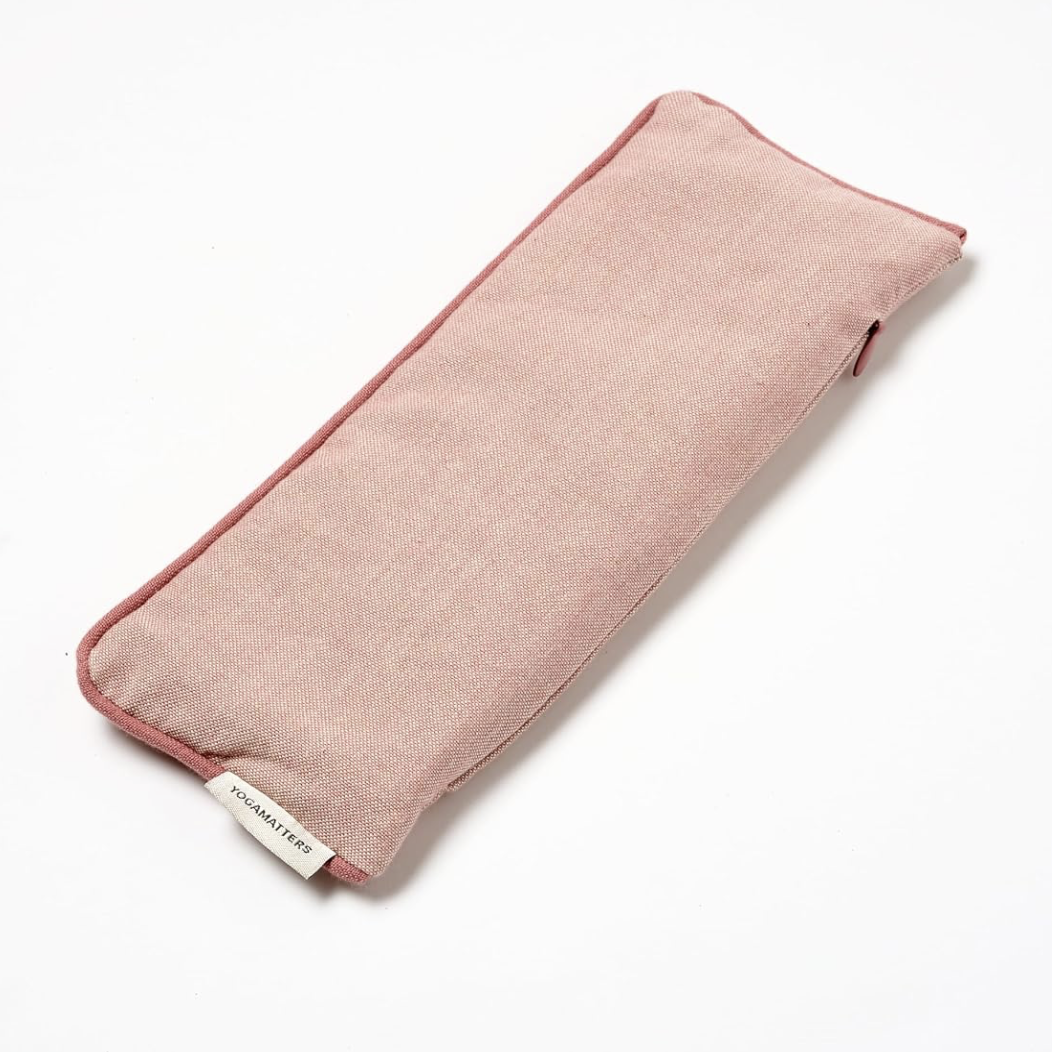 Yogamatters Organic Cotton Eye Pillow | Lavender and Linseed | For Yoga, Relaxation and Meditation (Rose Quartz) : Amazon.co.uk: Sports & Outdoors