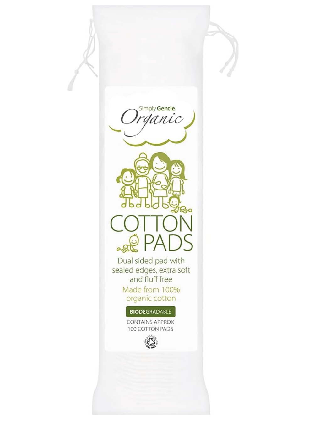 Simply Gentle Organic Cotton Pads - Perfect for Sensitive Skin - Pure Cotton Pads for First Aid - Free from Odours or Irritants - Round Shape, Disposable - 100 Pads (Pack of 1) : Amazon.co.uk: Beauty