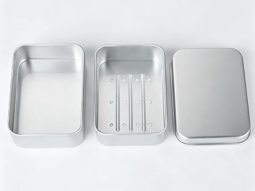 VansenKunda Aluminium Soap Travel Container Leak Resistant Bar Soap Dish for Camping Gym : Amazon.co.uk: Home & Kitchen
