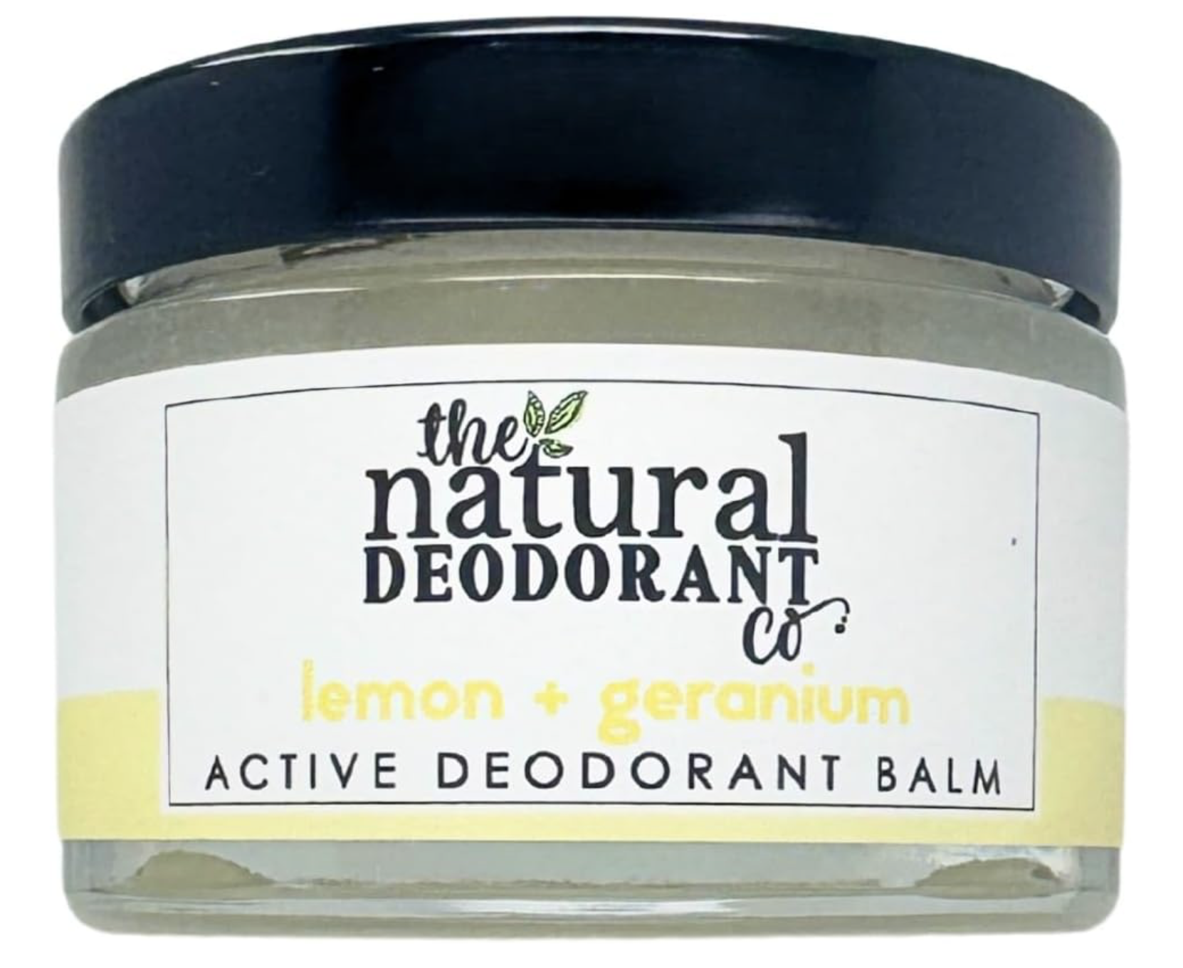 The Natural Deodorant Co, Active Deodorant Balm Lemon + Geranium 55g | Aluminium Free, Plastic Free, Natural Ingredients, Extra Strength Protection : Amazon.co.uk: Beauty