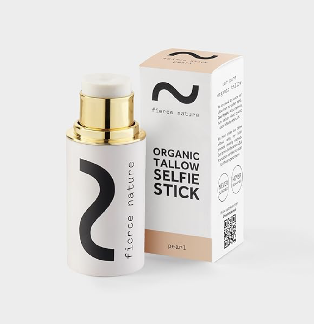 Fierce Nature Multi-Use Tallow Balm Selfie Stick for Contour, Blush, Lips & Face – Nourishing Natural Moisturizer - (Pearl Shimmer, 7g) : Amazon.co.uk: Beauty