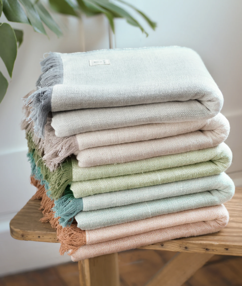 Yogamatters Organic Cotton Chambray Yoga Blanket