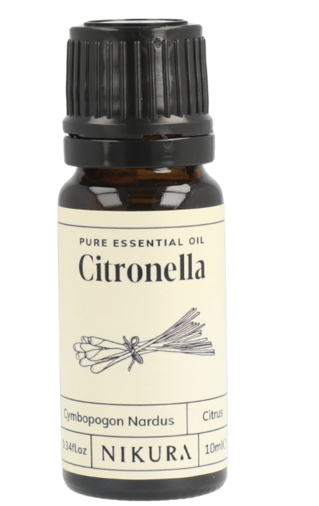 Nikura Citronella Essential Oil - 10ml | Great for Candle Making, Wax Melts, Aromatherapy Oil, Natural Soap Making | Cleaning Supplies | 100% Pure Natural Oils | Vegan : Amazon.co.uk: Health & Personal Care
