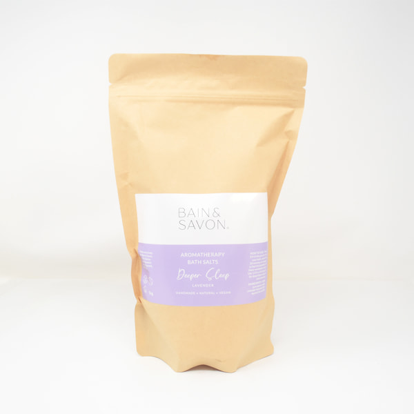 Aromatherapy Bath Salts - Deeper Sleep - 1kg - Bain and Savon - Vegan, Cruelty-Free-Natural Beauty