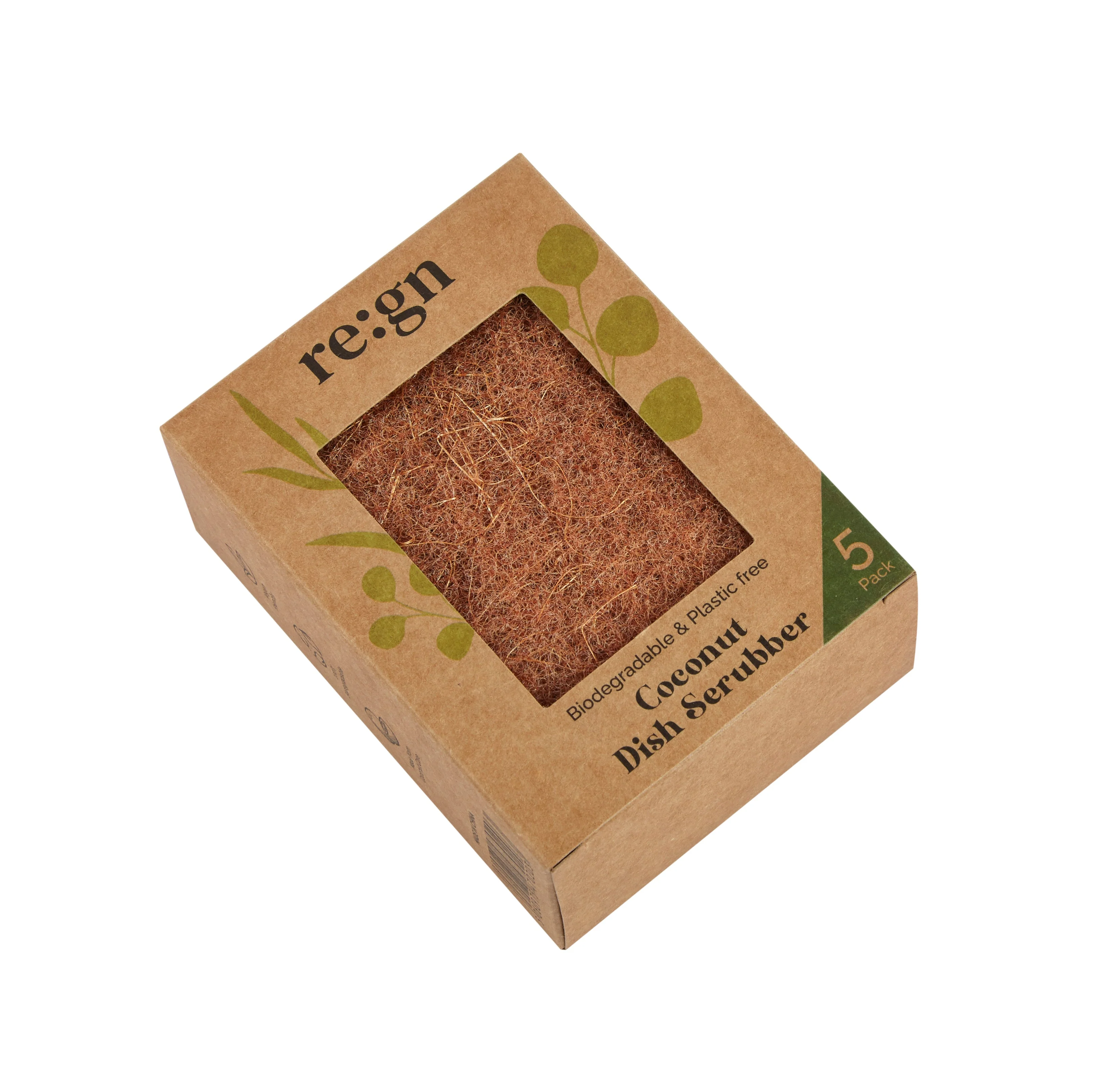 Coconut Kitchen Scourers | 5 Pack & 15 Pack Options | REGN