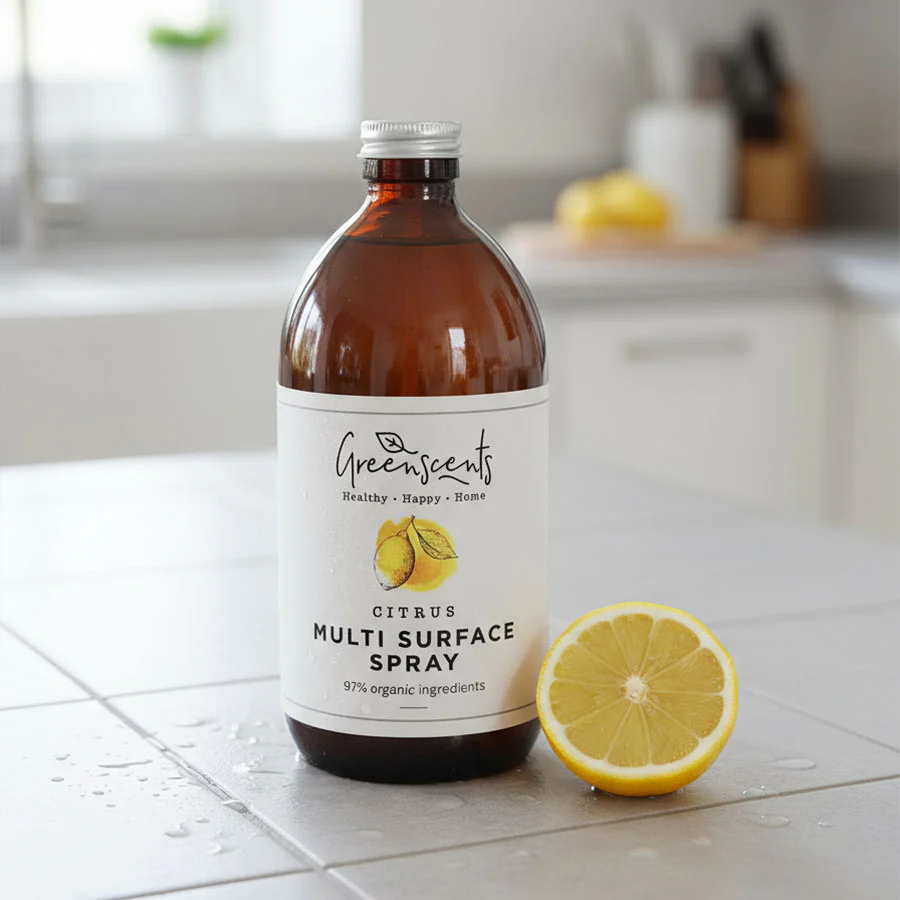 Greenscents Organic Multi-Surface Spray – Non-Toxic, Streak-Free