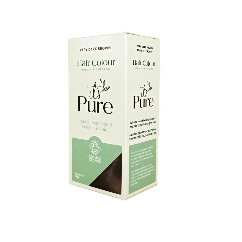 It's Pure Organics Hair Colour Very Dark Brown