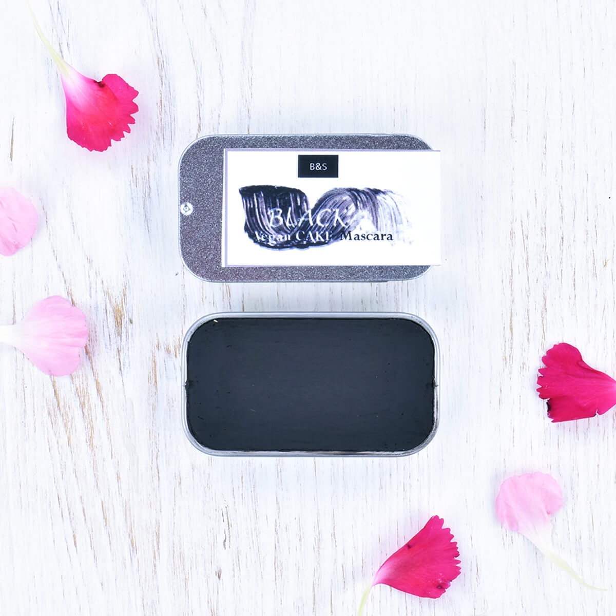 Mascara Cake - Black - Bain and Savon - Vegan, Cruelty-Free-Natural Beauty