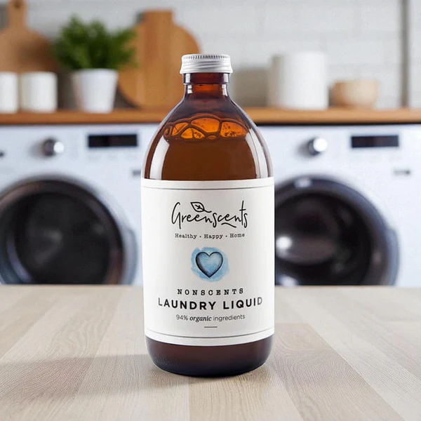 Nonscents Organic Laundry Liquid – Fragrance-Free, Gentle & Non-Toxic