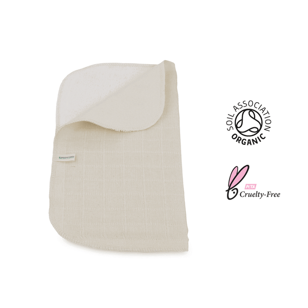 Organic Cotton Facecloth Two-Sided