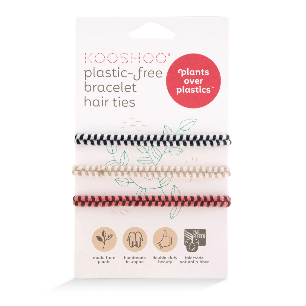 Plastic-Free Bracelet Hair Ties