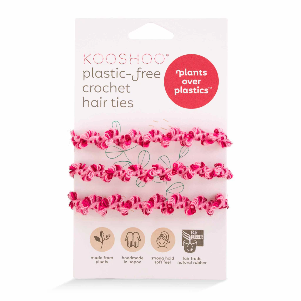 Plastic-Free Crochet Hair Ties