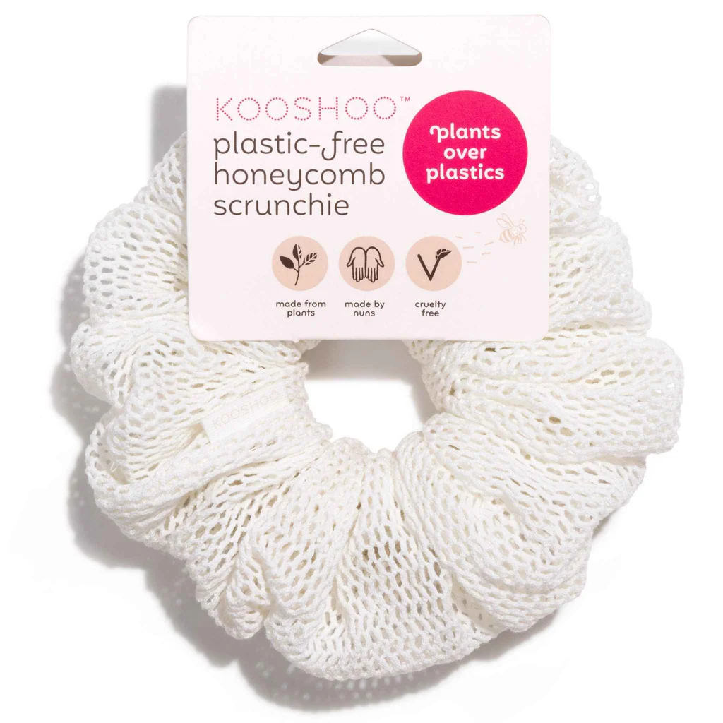 Plastic-free Honeycomb Scrunchie