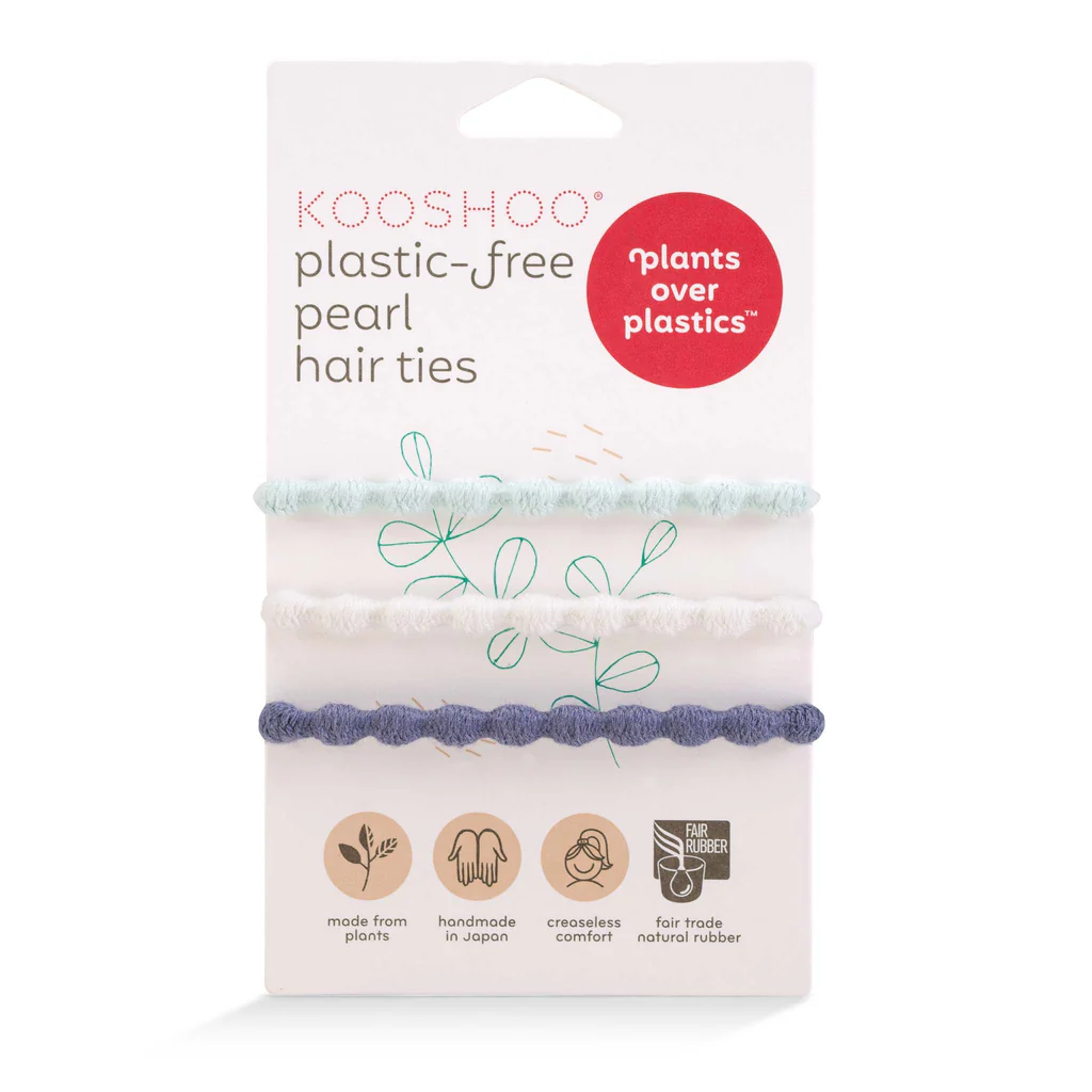 Plastic-Free Pearl Hair Ties