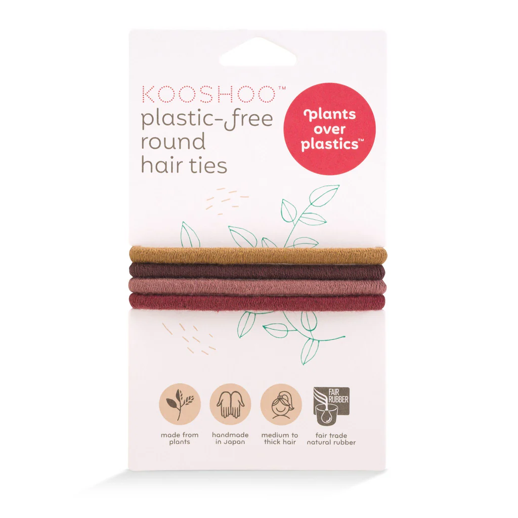 Plastic-Free Round Mondo Hair Ties