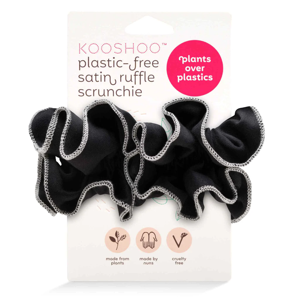 Plastic-Free Ruffle Scrunchie