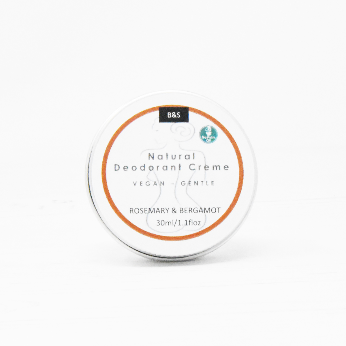 Rosemary & Bergamot Natural Deodorant Creme - Bain and Savon - Vegan, Cruelty-Free-Natural Beauty