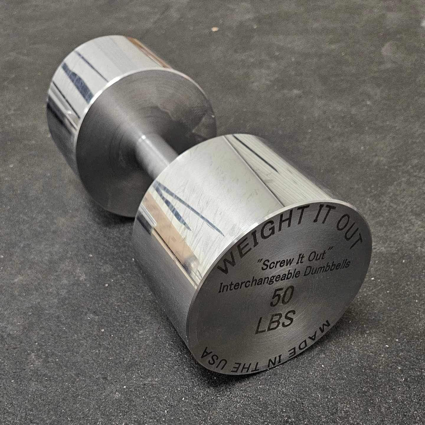 Solid Steel Dumbbell Pairs American Made - 5lb / Uncoated - Weight It Out