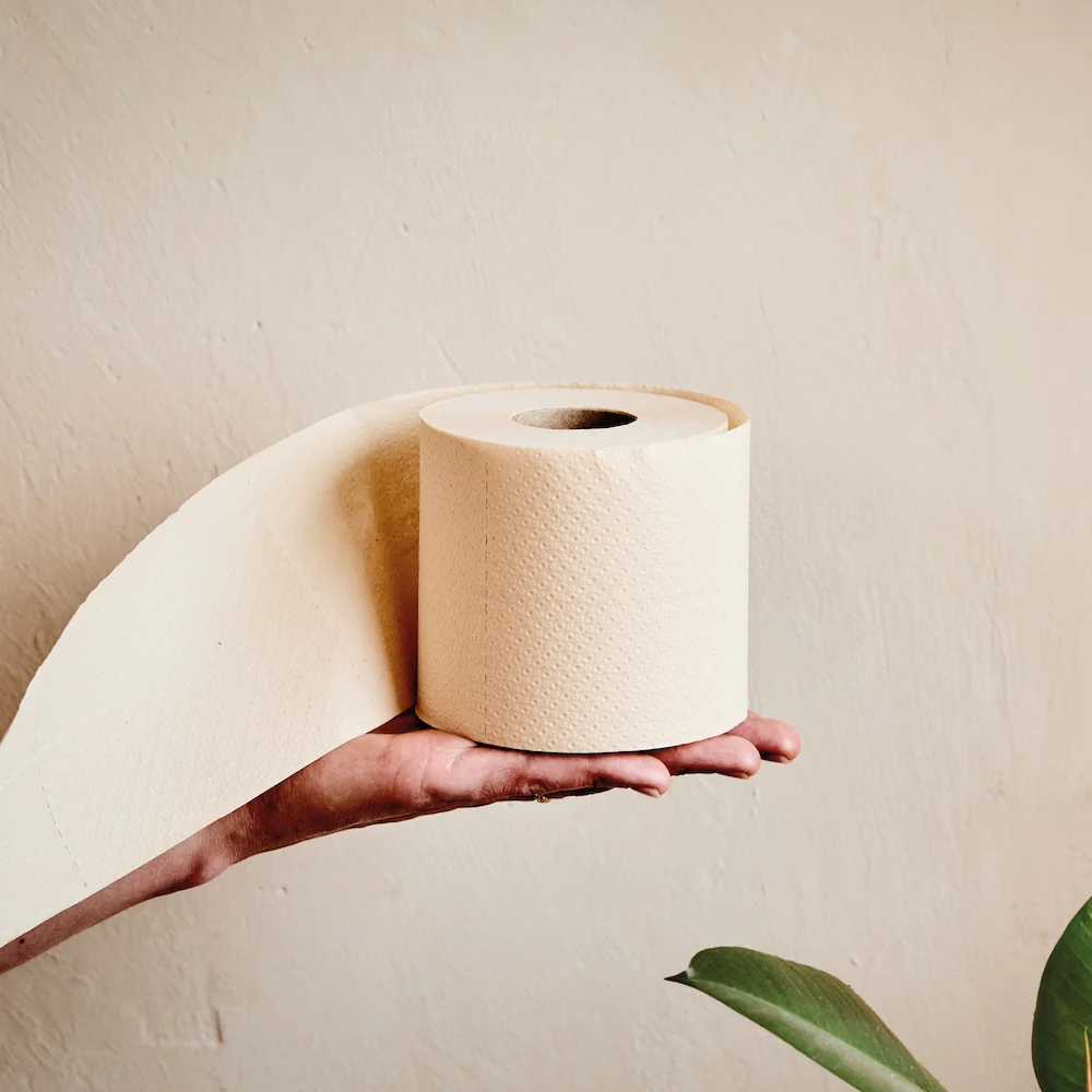 Super Soft, Unbleached Bamboo Eco Toilet Paper | Naked Paper (24 Rolls)
