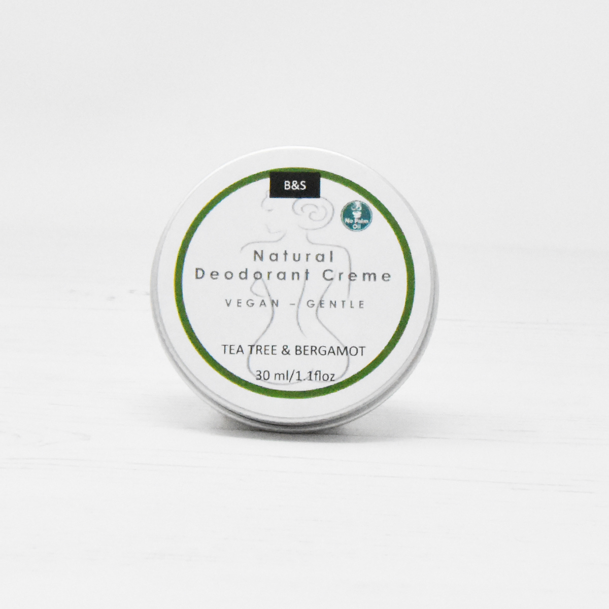 Tea Tree & Bergamot Natural Deodorant Creme - Bain and Savon - Vegan, Cruelty-Free-Natural Beauty