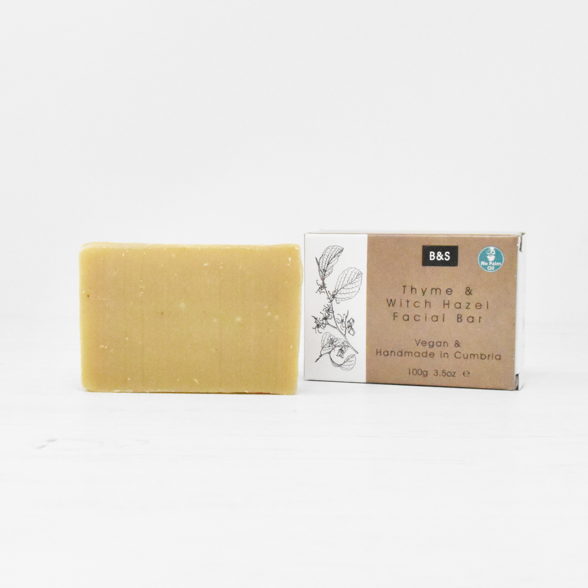 Thyme & Witch Hazel Facial Soap Bar - Bain and Savon - Vegan, Cruelty-Free-Natural Beauty