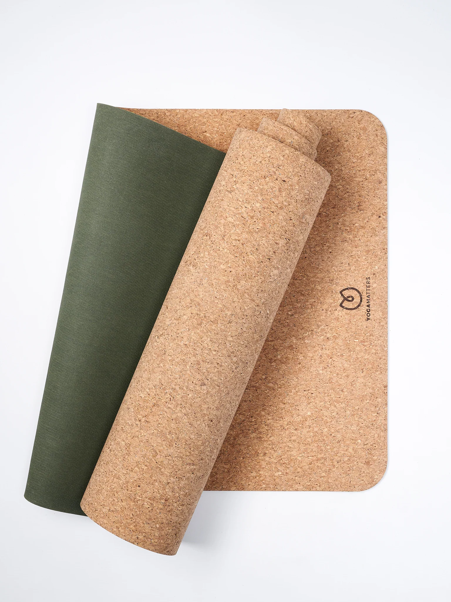 Yogamatters Eco Cork Yoga Mat - Green